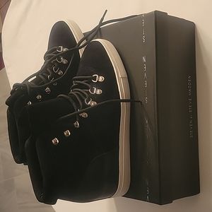 New Steve Madden Black Suede Boots